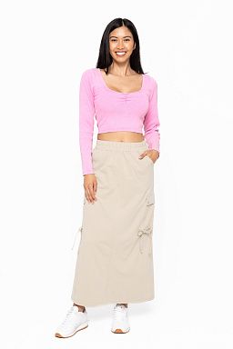 Maxi Green khaki/Fuschia set