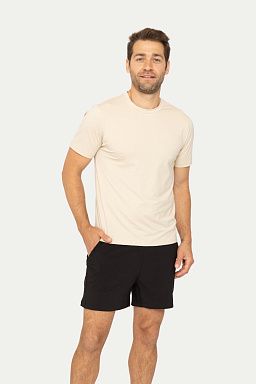 Air Essentials Crew Neck Tee Oat milk