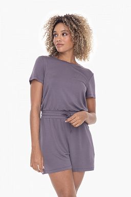 Drapey Rayon Blend Romper