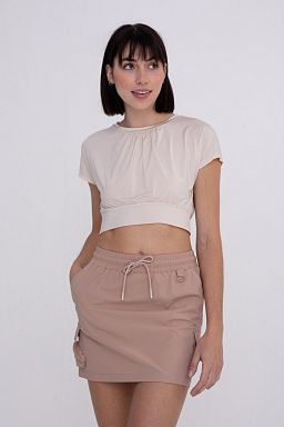 Gathered Neck Open Back