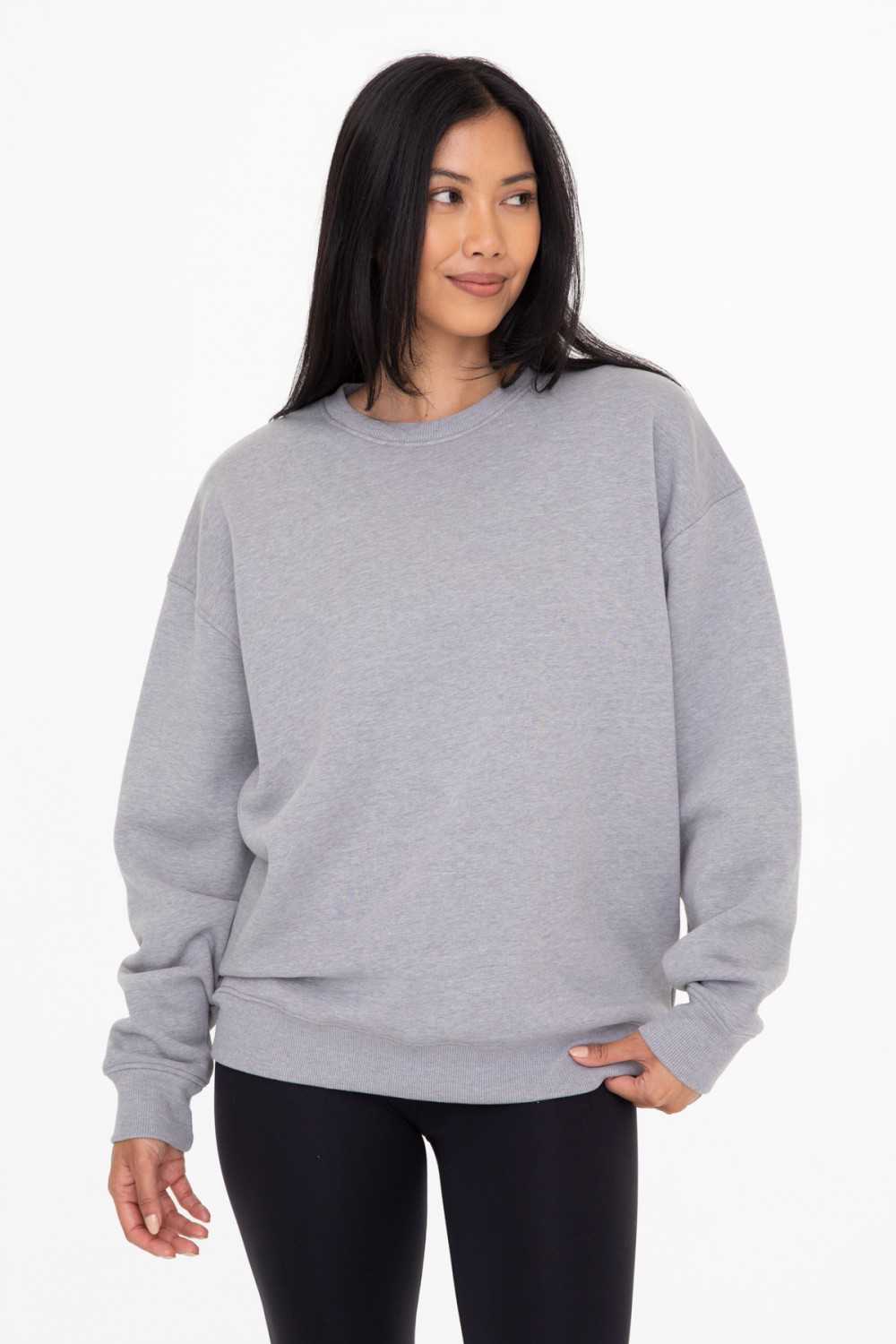 Mono B Sweatshirt Oversized Fleece - CaitlinRiceStyle