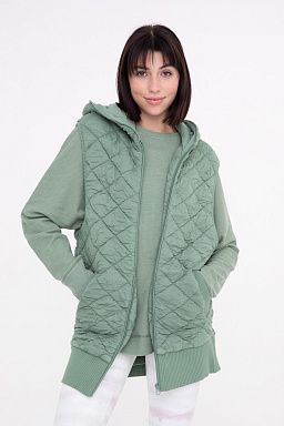 Quilted Fleece Hooded