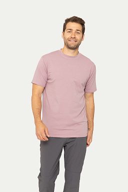 Pima Cotton Blend Tee Dusty grape