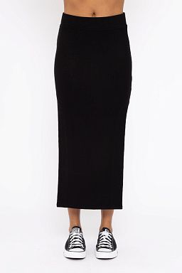 Ribbed High Waisted Black