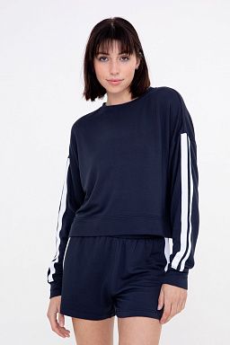 Side Stripe Crewneck Lounge