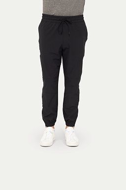 Side Zip Ankle Joggers Black