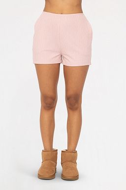 Soft Ribbed Lounge Cool mauve