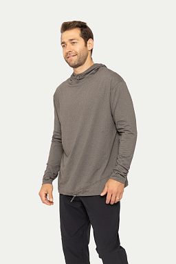 Toggle Hoodie Pullover Dark grey