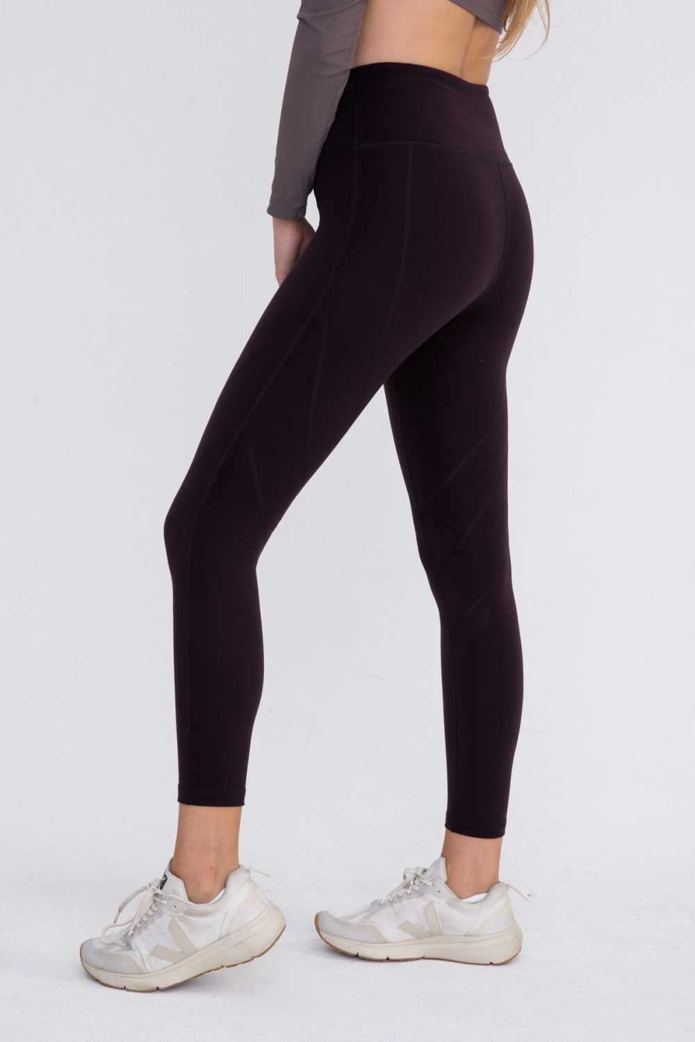 Mono B High-Waist Leggings Venice With Seam Details - CaitlinRiceStyle