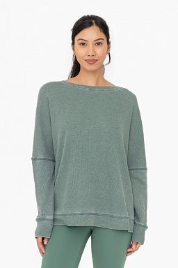 Waffle Ribbed Roundneck