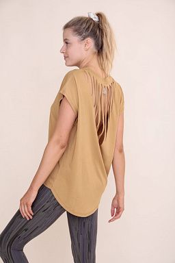 Webbed Cut-Out Back Athleisure