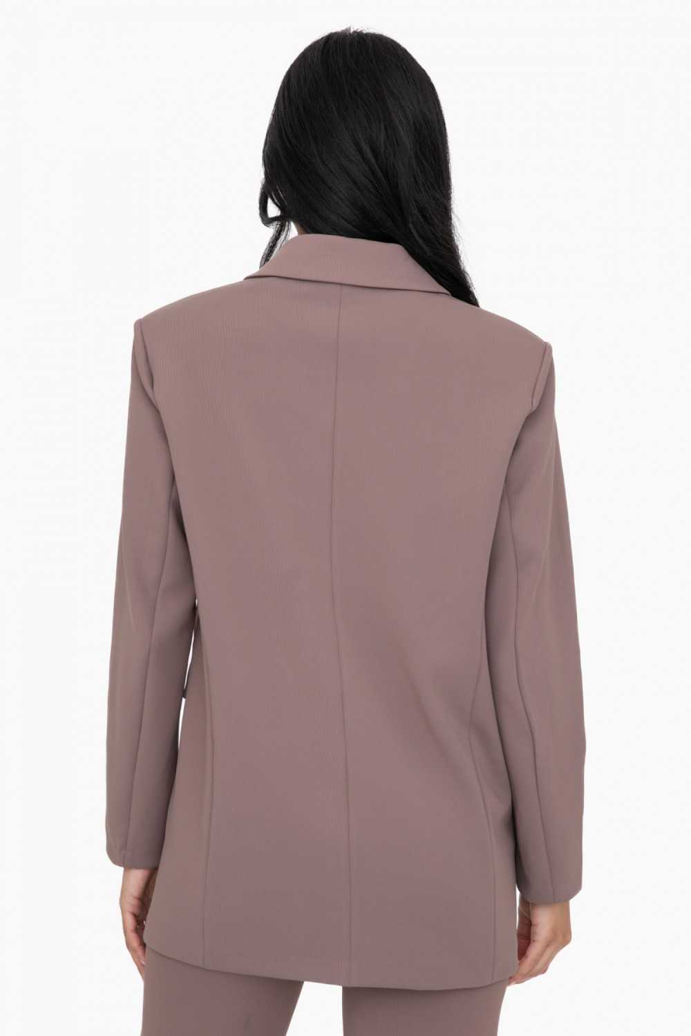 Oversized Blazer & Jacquard Stripe set
