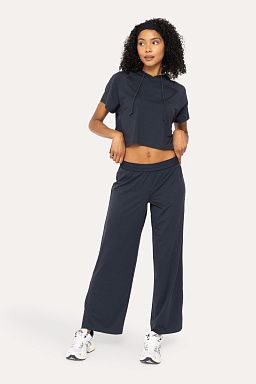 Raglan & Foldover Waist Lounge Navy set