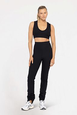 RIBBED V-NECK & Active Black set