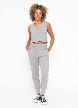 Serene Chic Tencel Heather grey set