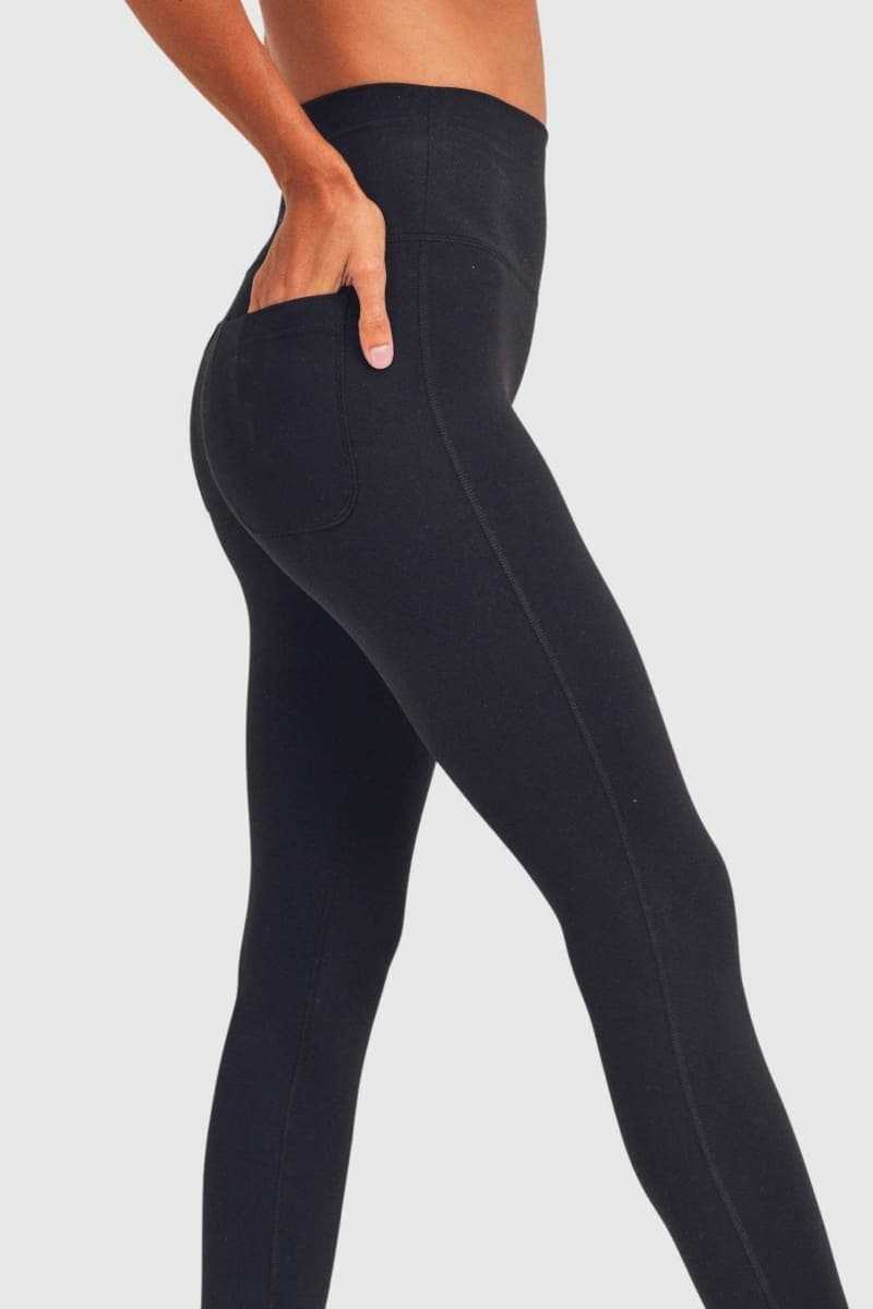 Mono B High-Rise Leggings Classic Pocket - CaitlinRiceStyle