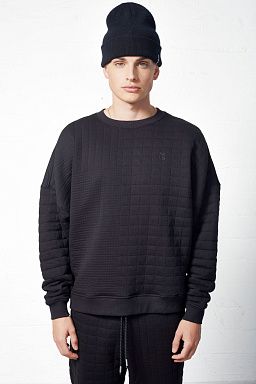 Farrow Quilted Jacquard Oversized Black